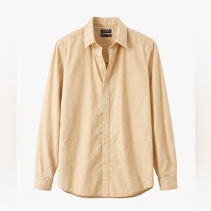 J.Crew Tan Oversized Fit Shirt